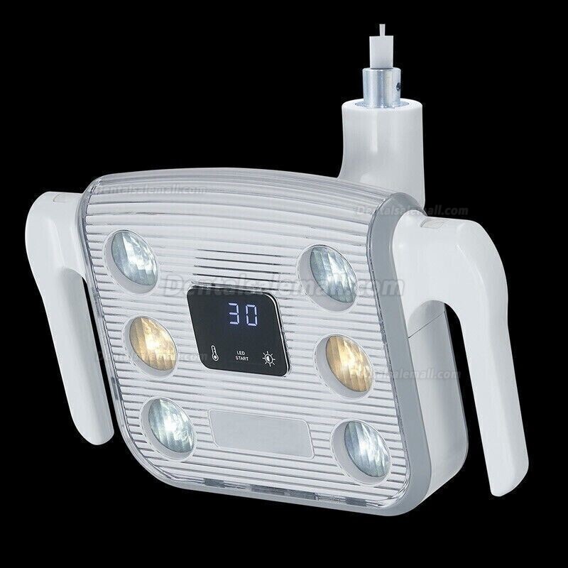 JH-09 10W Dental Shadowless Operating Induction Lamp with LCD Display 6 LEDs